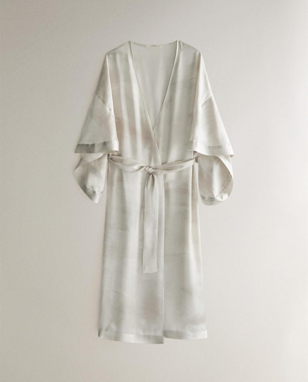 WATERCOLOUR PRINT DRESSING GOWN