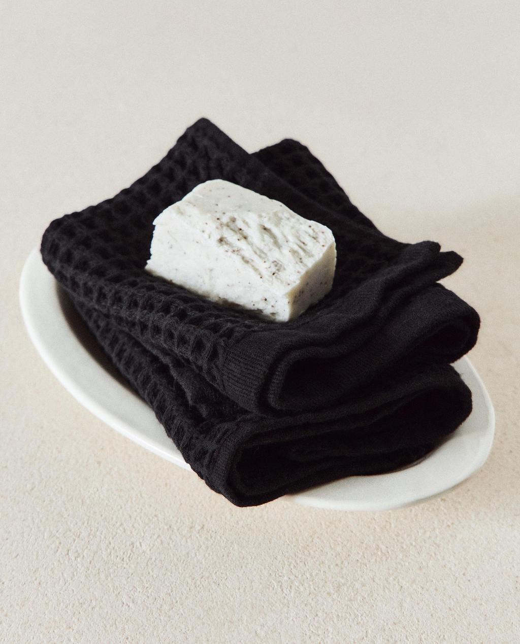 TOALLA TOCADOR ALGODÓN WAFFLE (PACK DE 3)
