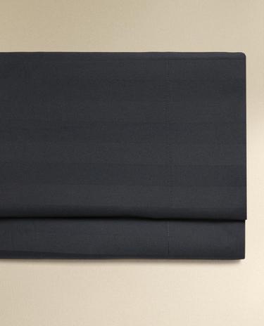 DRAP DE DESSUS SATIN RAYÉ (500 FILS)