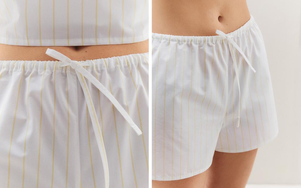 KURZE HOSE MIT STREIFEN
