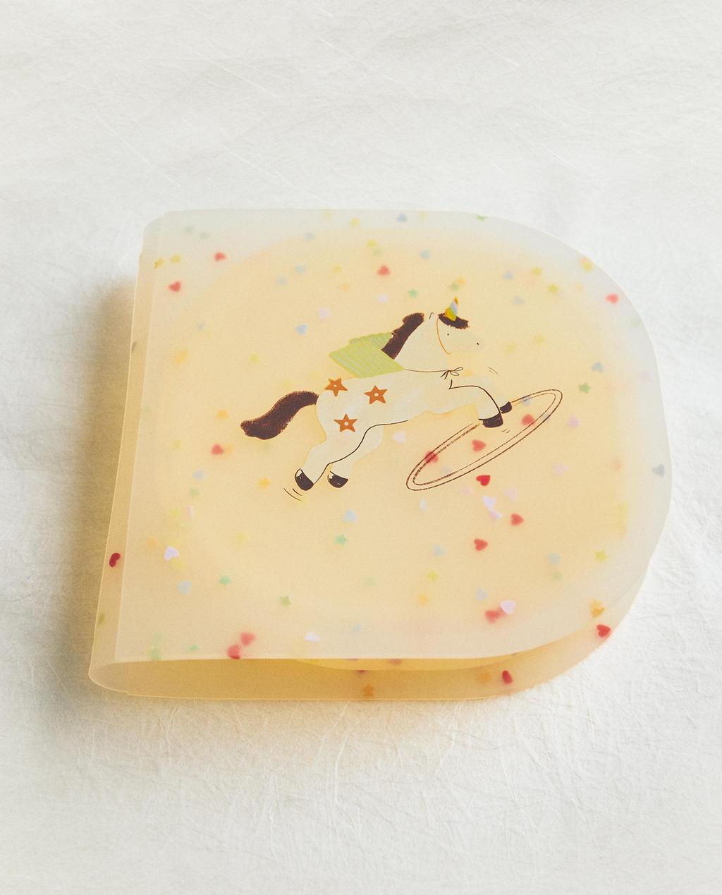 CHILDREN’S SILICONE UNICORN LUNCH BOX