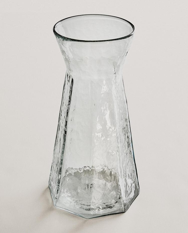 VASO SFACCETTATO VETRO