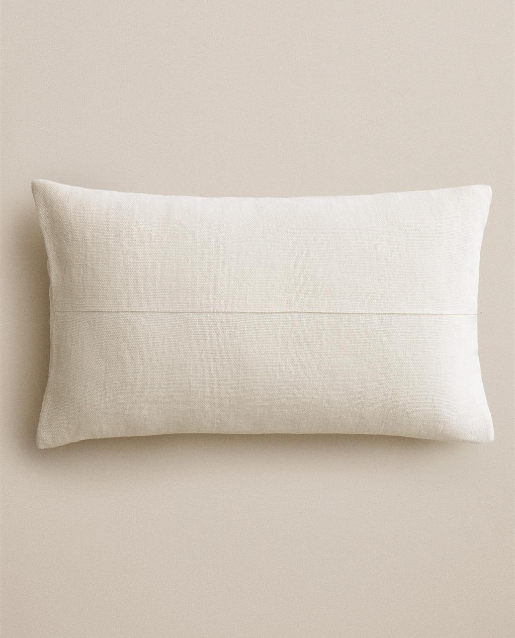 CUSHION COVER WITH STITCHING