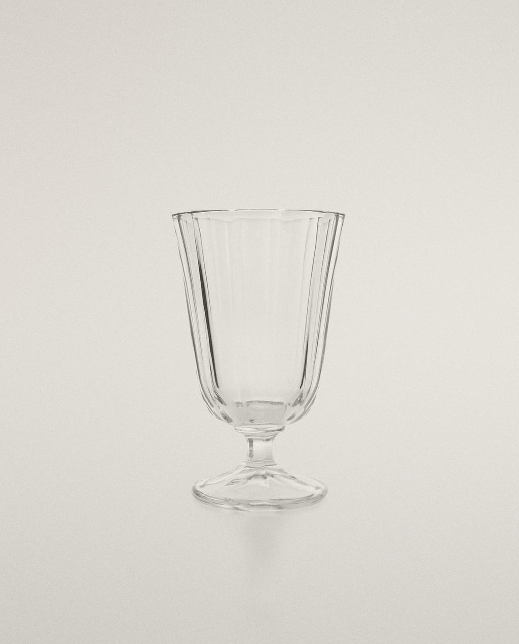 立体多面凸饰低脚杯