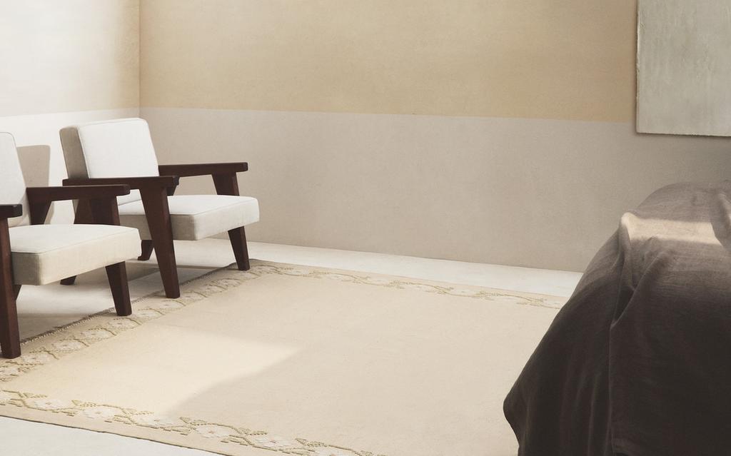 ALFOMBRA JACQUARD FLORES