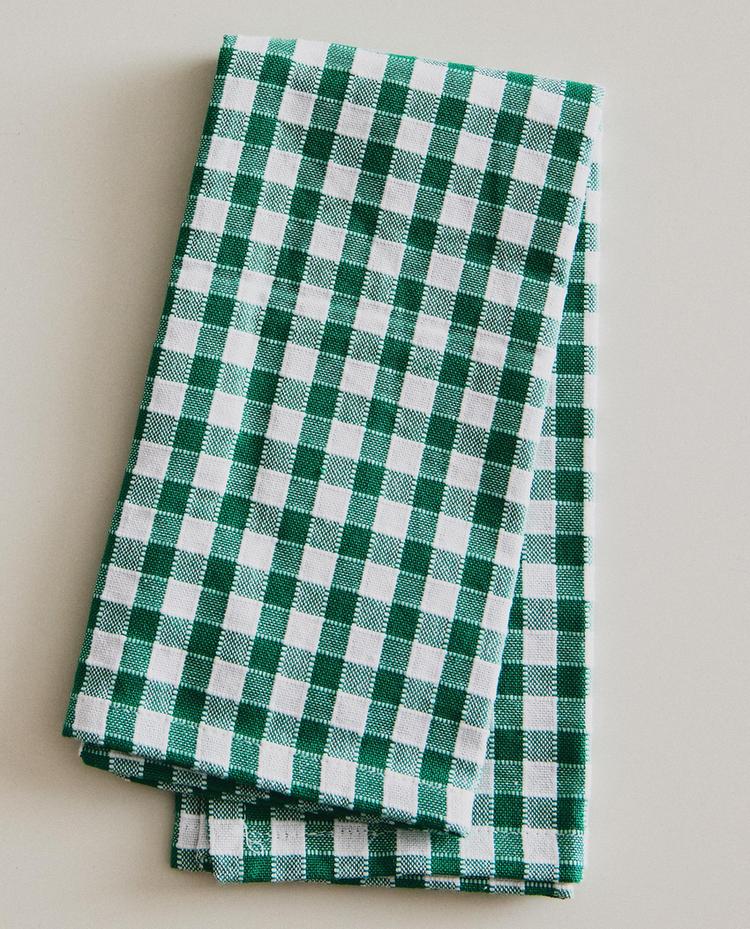LOT DE 2 SERVIETTES DE TABLE CARREAUX VICHY
