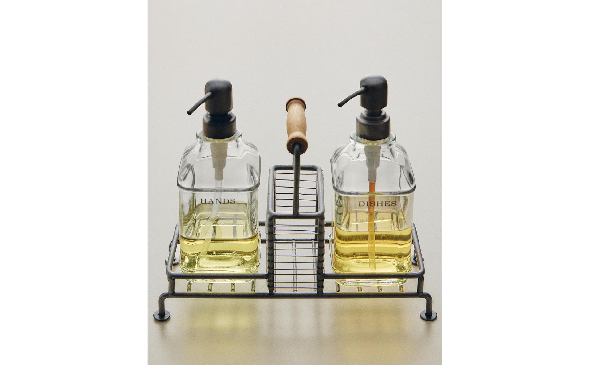 DOUBLE KITCHEN DISPENSER WITH STAND