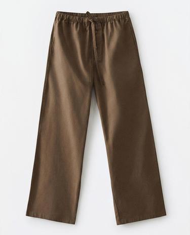 CHECK TROUSERS