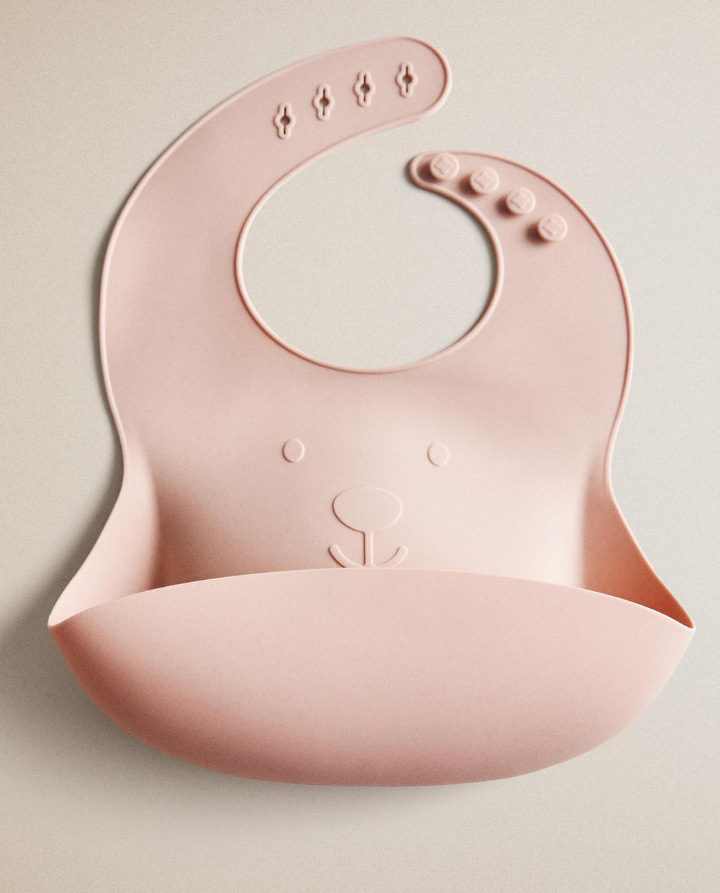 KIDS' SILICONE BEAR BIB