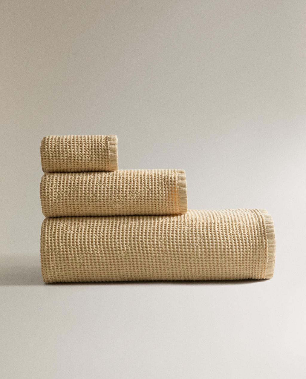 ASCIUGAMANO BAGNO STRUTTURA WAFFLE