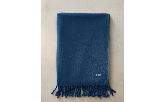 FRINGED COTTON BEACH TOWEL