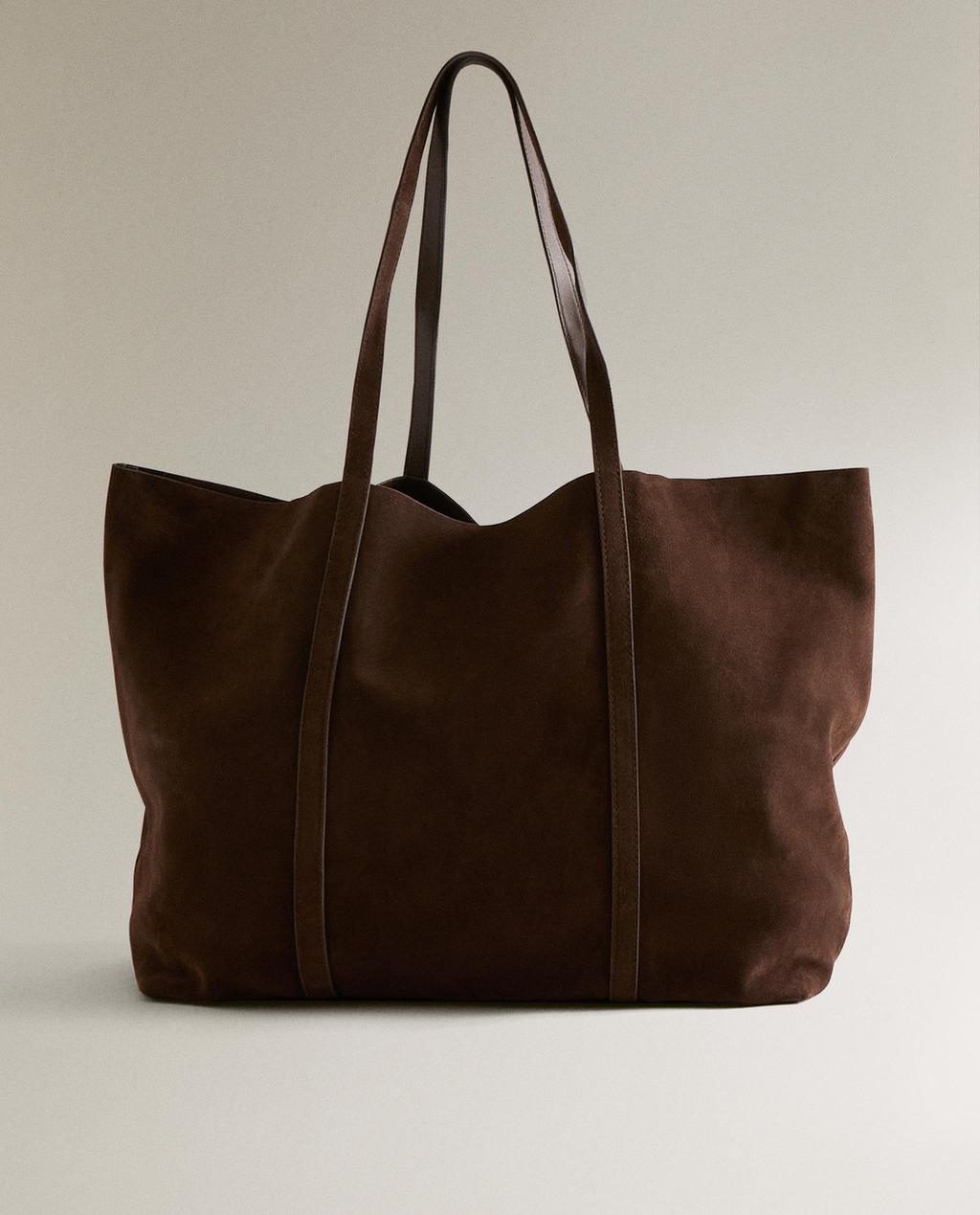 BOLSO SHOPPER PIEL SERRAJE
