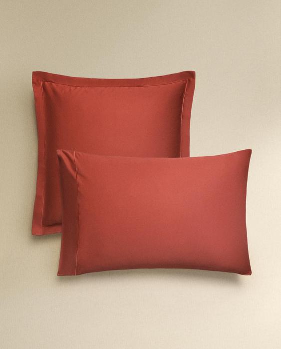 SATEEN PILLOWCASE WITH TRIM (300 THREAD COUNT)