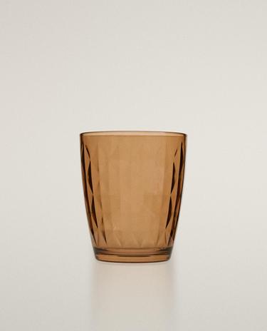 RAISED DIAMOND DESIGN TUMBLER