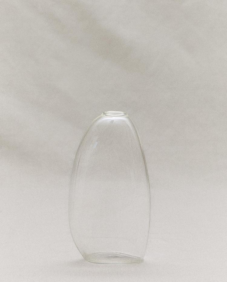 SMALL IRREGULAR GLASS VASE