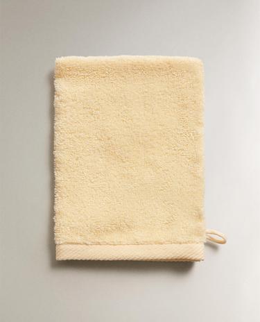 COTTON TERRY BATH MITT