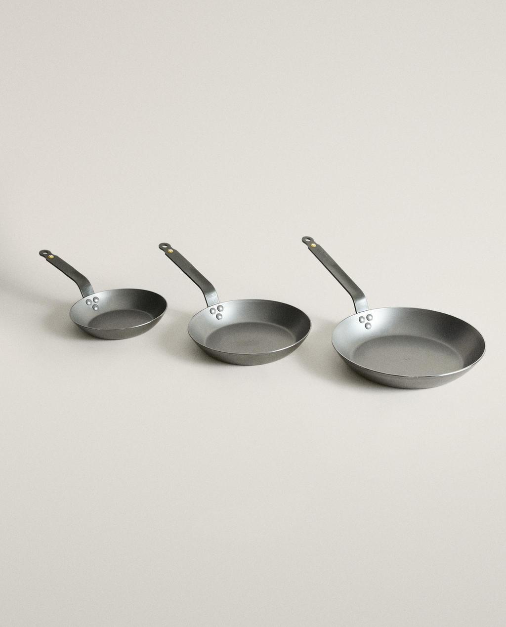 DE BUYER STEEL FRYING PAN