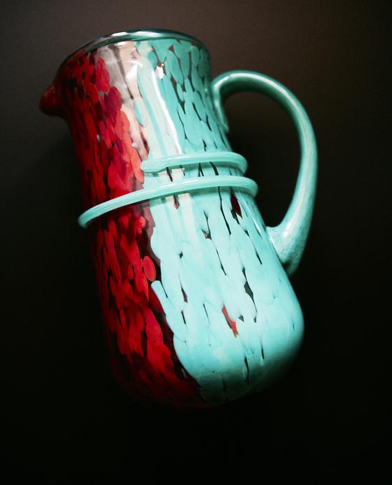 BLOWN GLASS JUG | MARISA BERENSON