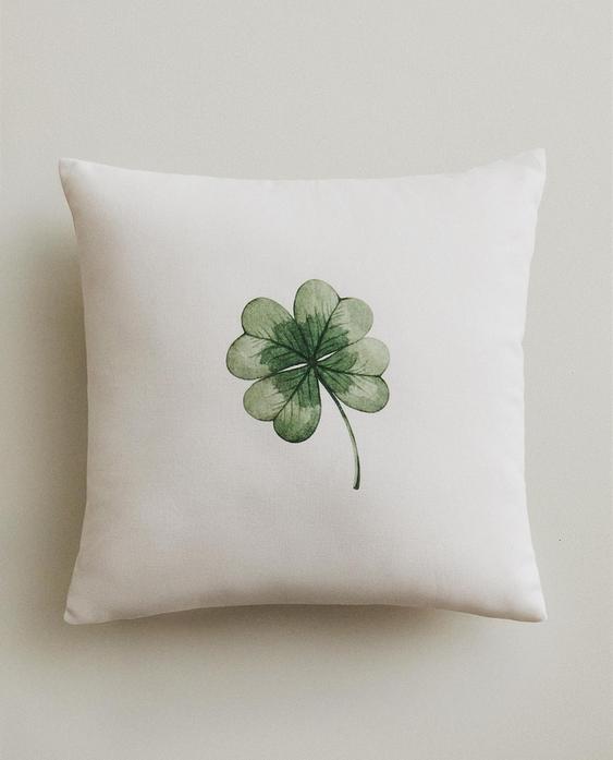 HOUSSE DE COUSSIN TRÈFLE