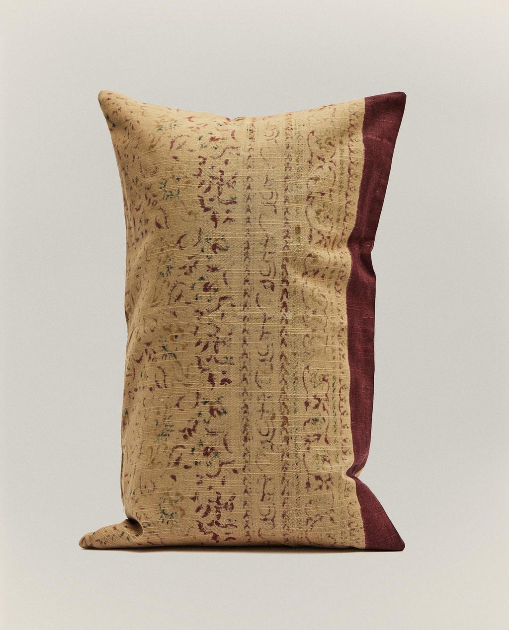 BLOCK PRINT CUSHION COVER