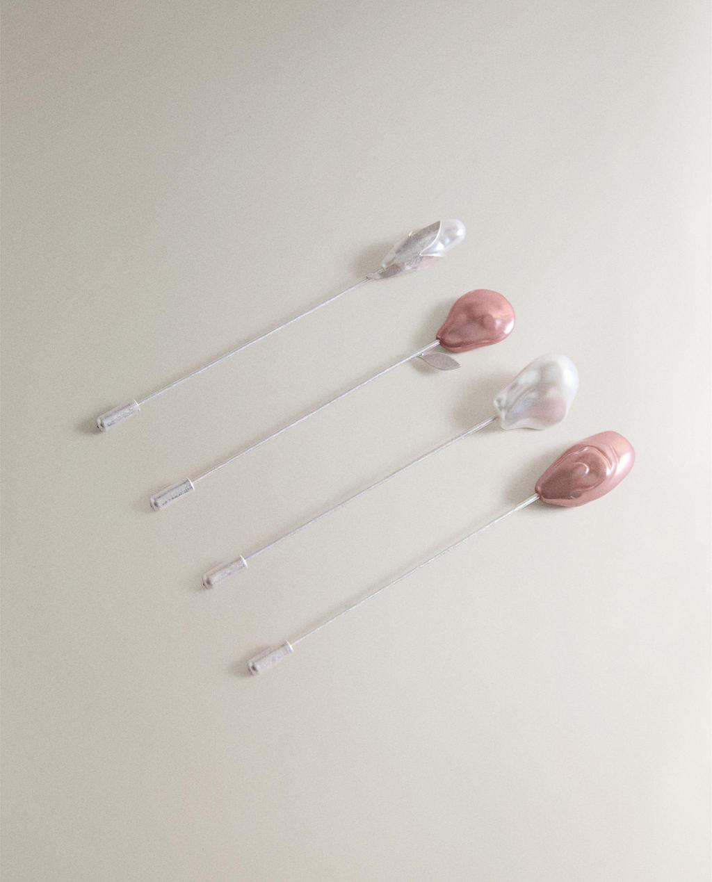 ENSEMBLE D'ÉPINGLES DÉCORATIVES (ENSEMBLE DE 4) | STUDIO MARY LENNOX