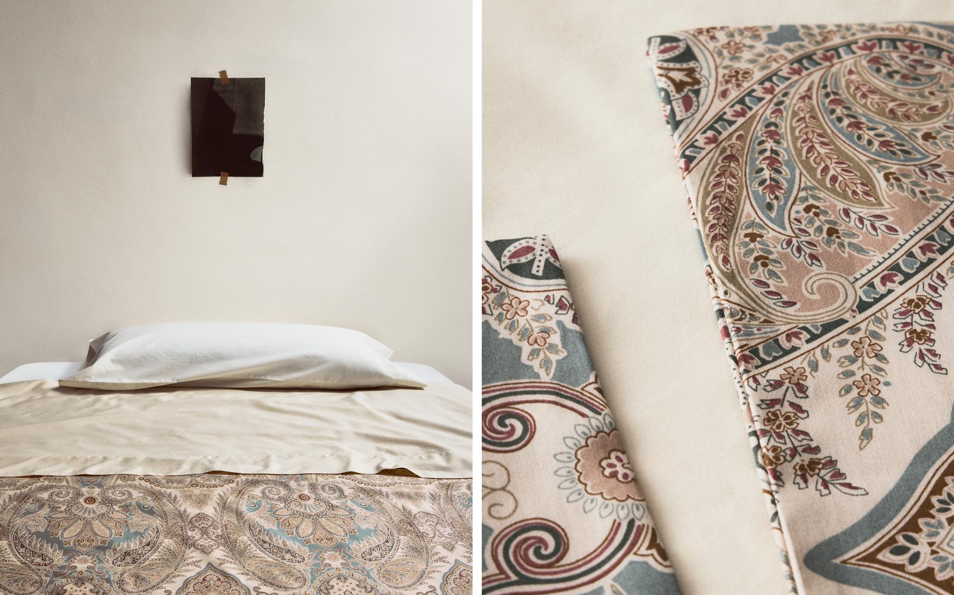 PAISLEY SATEEN DUVET COVER