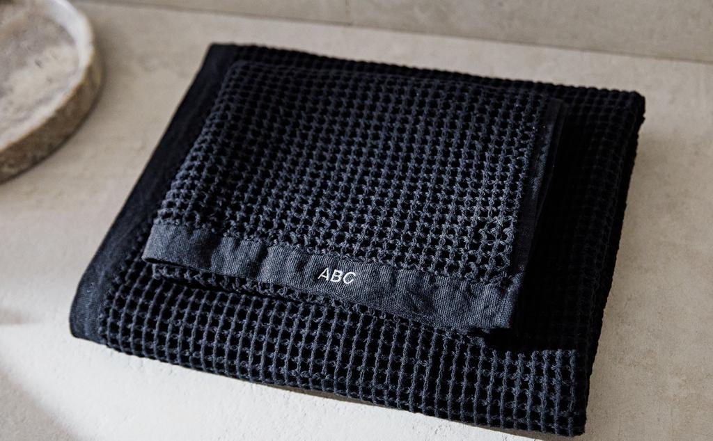 ASCIUGAMANO DA BAGNO IN COTONE WAFFLE
