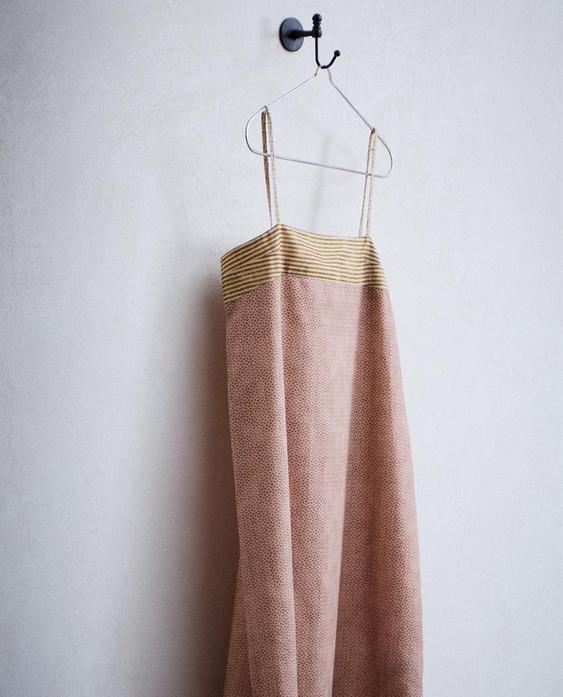 DRESS WITH CONTRAST PRINT | KATHARINE POLE