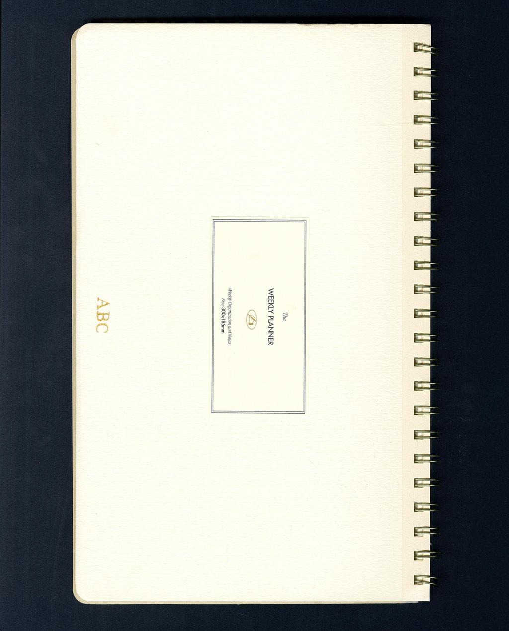 WEEKLY DESK PLANNER