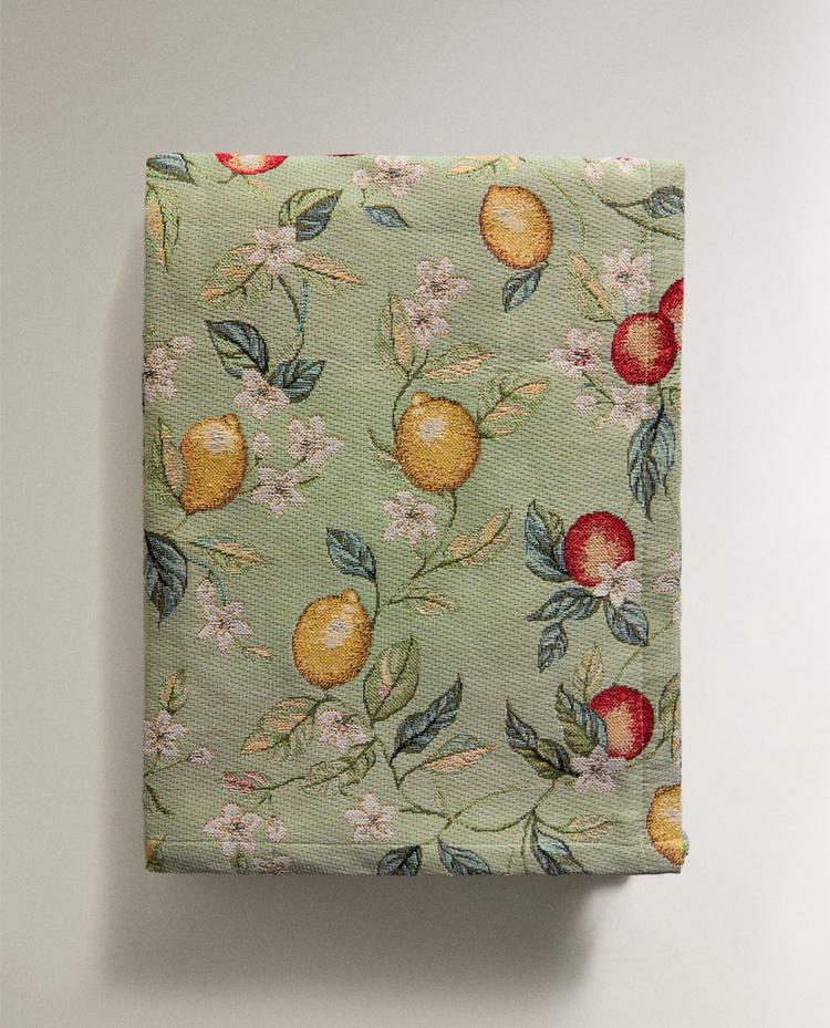 MANTEL JACQUARD FRUTAS