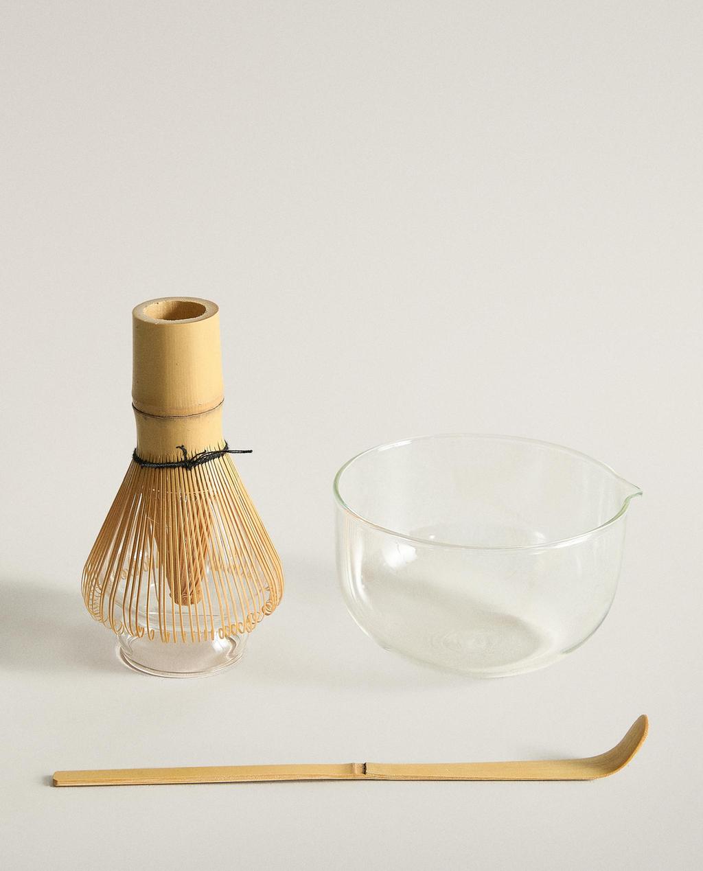BOROSILICATE GLASS MATCHA TEA SET