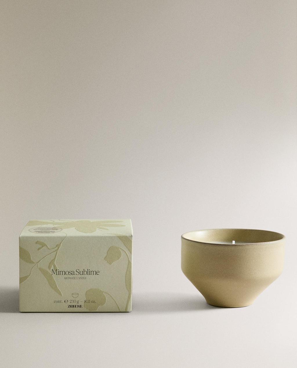 (230 G) VELA AROMÁTICA MIMOSA SUBLIME