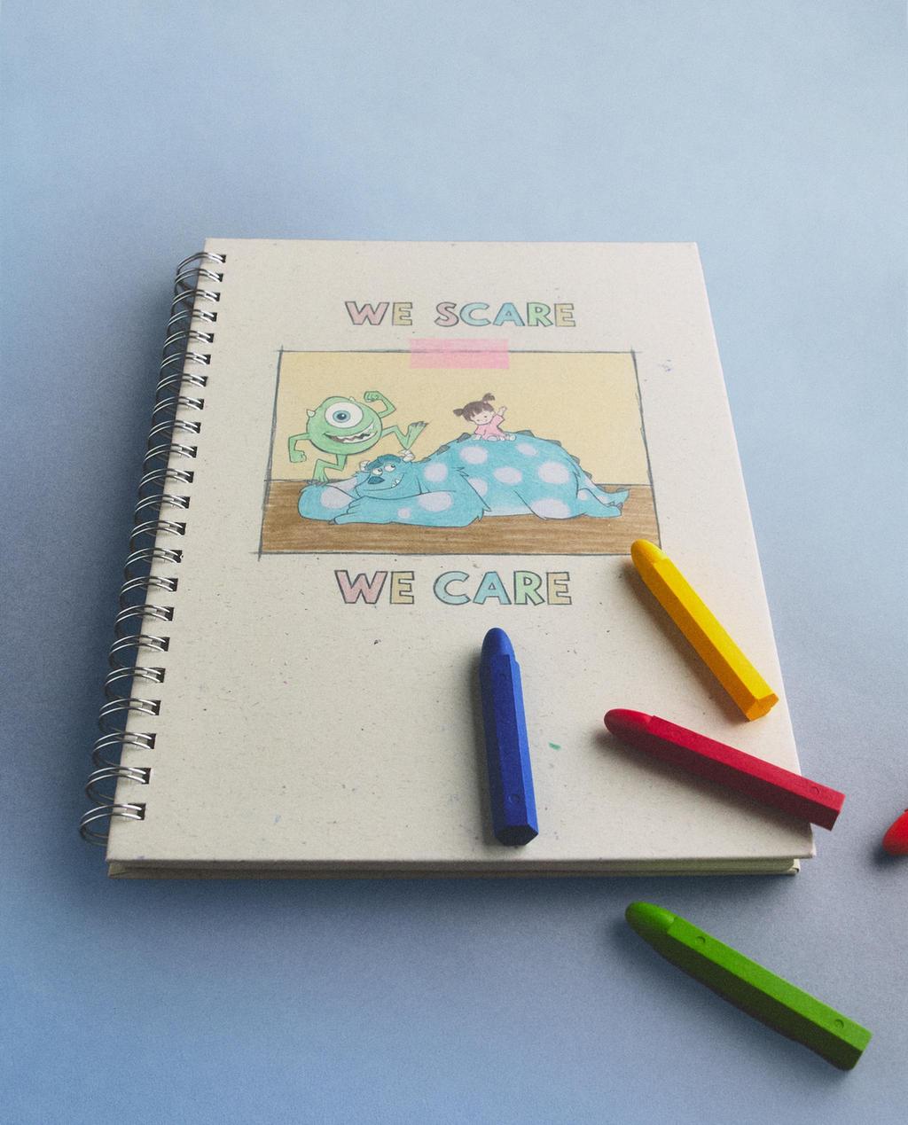 LIBRETA INFANTIL A4 MONSTRUOS, S.A. ©DISNEY/PIXAR