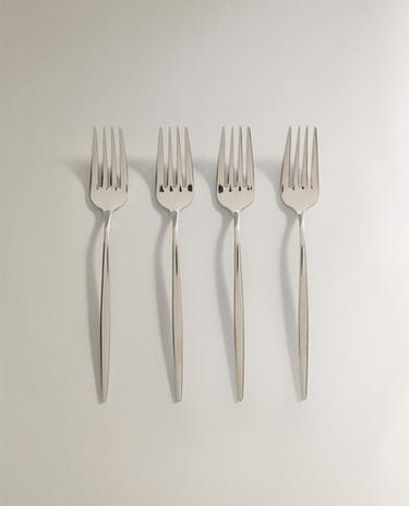 SET FURCULIȚĂ BRUNCH MÂNER SUBȚIRE (SET DE 4)