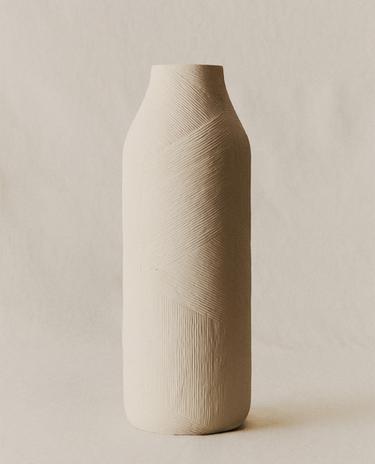 TEXTURED CERAMIC VASE