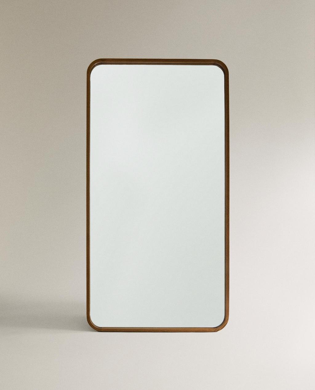 LARGE ROUND FULL LENGTH MIRROR WITH FRAME