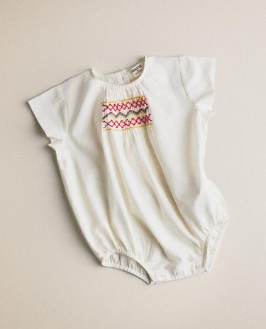 CHILDREN'S SMOCKED BODYSUIT