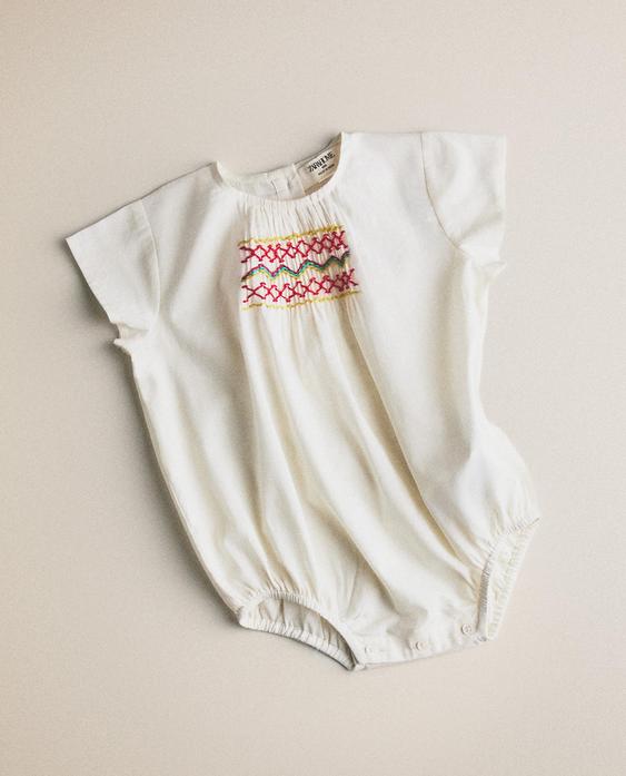 CHILDREN'S SMOCKED BODYSUIT