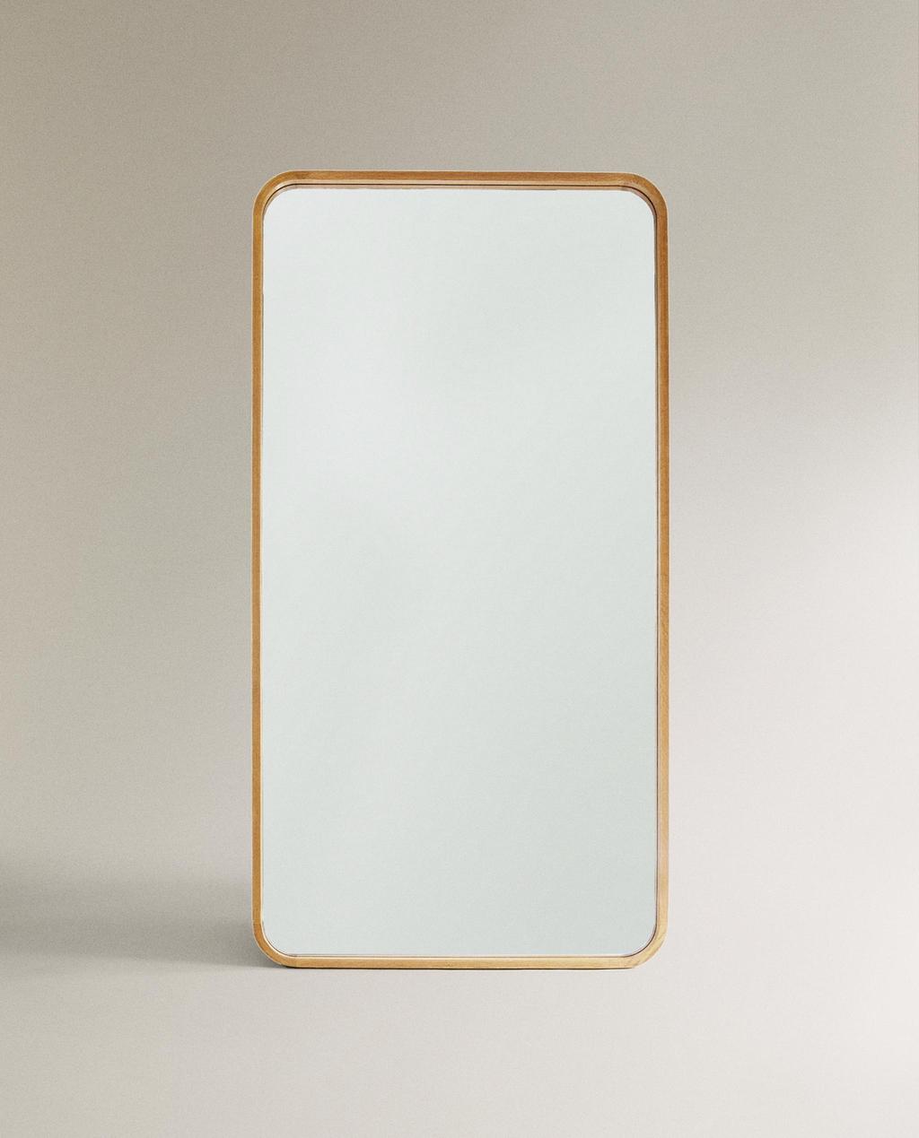 LARGE ROUND FULL LENGTH MIRROR WITH FRAME