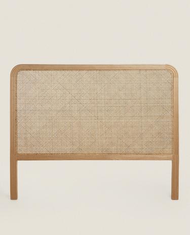 ASH AND RATTAN HEADBOARD