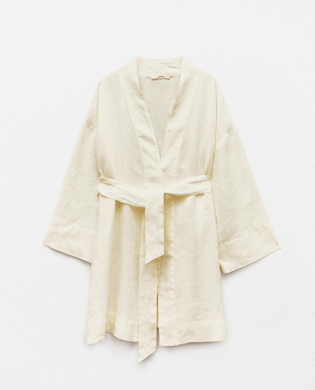 LINEN DRESSING GOWN