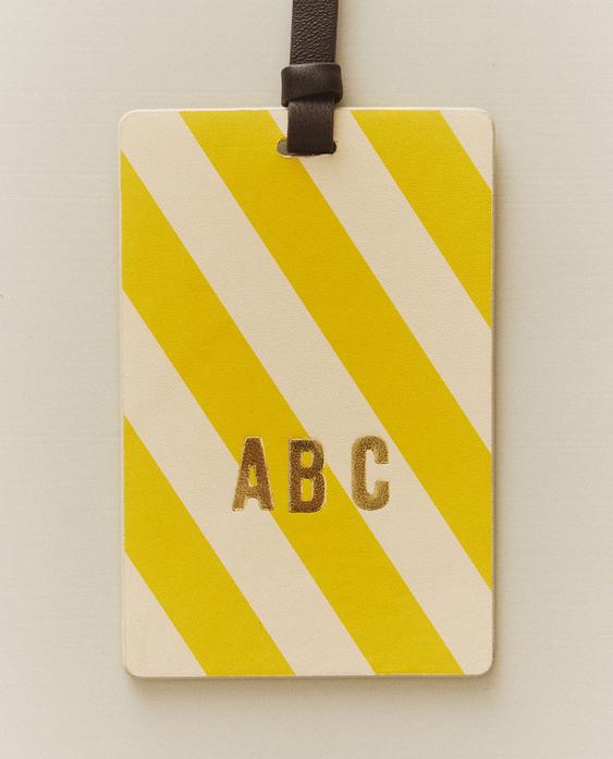 LEATHER LUGGAGE TAG