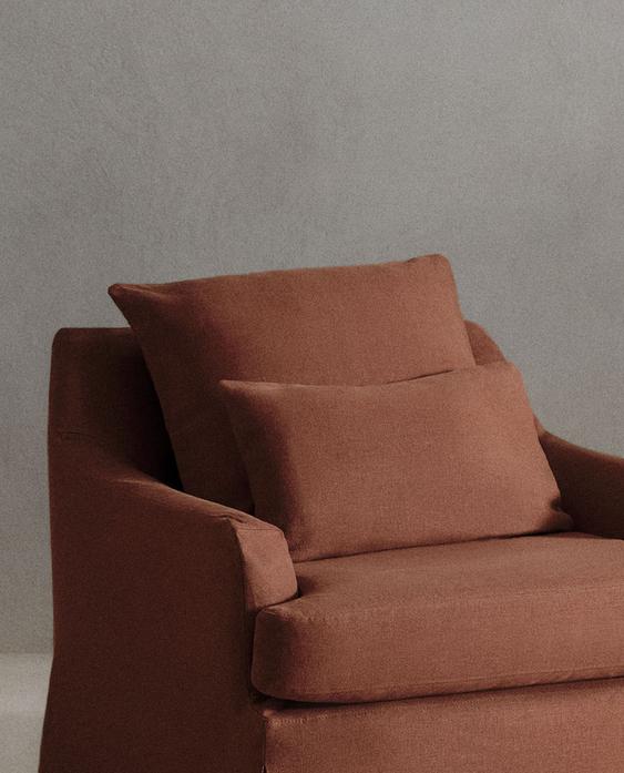 غلاف كتان للكرسي بذراعين ARMCHAIR 01 غلاف كتان للكرسي بذراعين ARMCHAIR 01