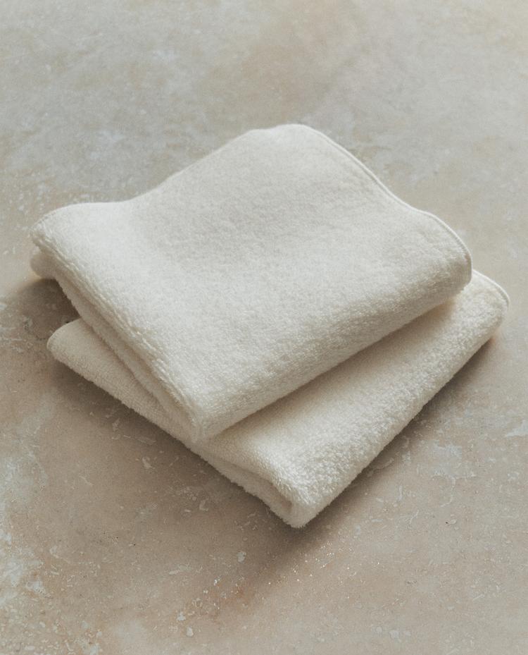 LOT DE 2 SERVIETTES INVITÉ COTON