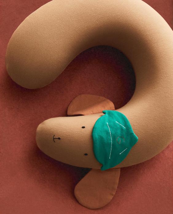 CUSCINO DA VIAGGIO PER BAMBINI A FORMA DI CANE