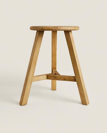 ELM WOOD STOOL