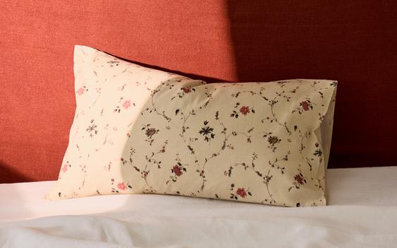 FUNDA ALMOHADA ALGODÓN LINO FLORES | KATHARINE POLE
