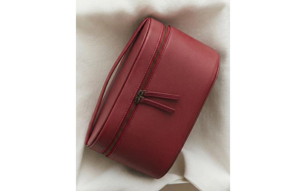 MINI TROUSSE DE TOILETTE RIGIDE EN CUIR