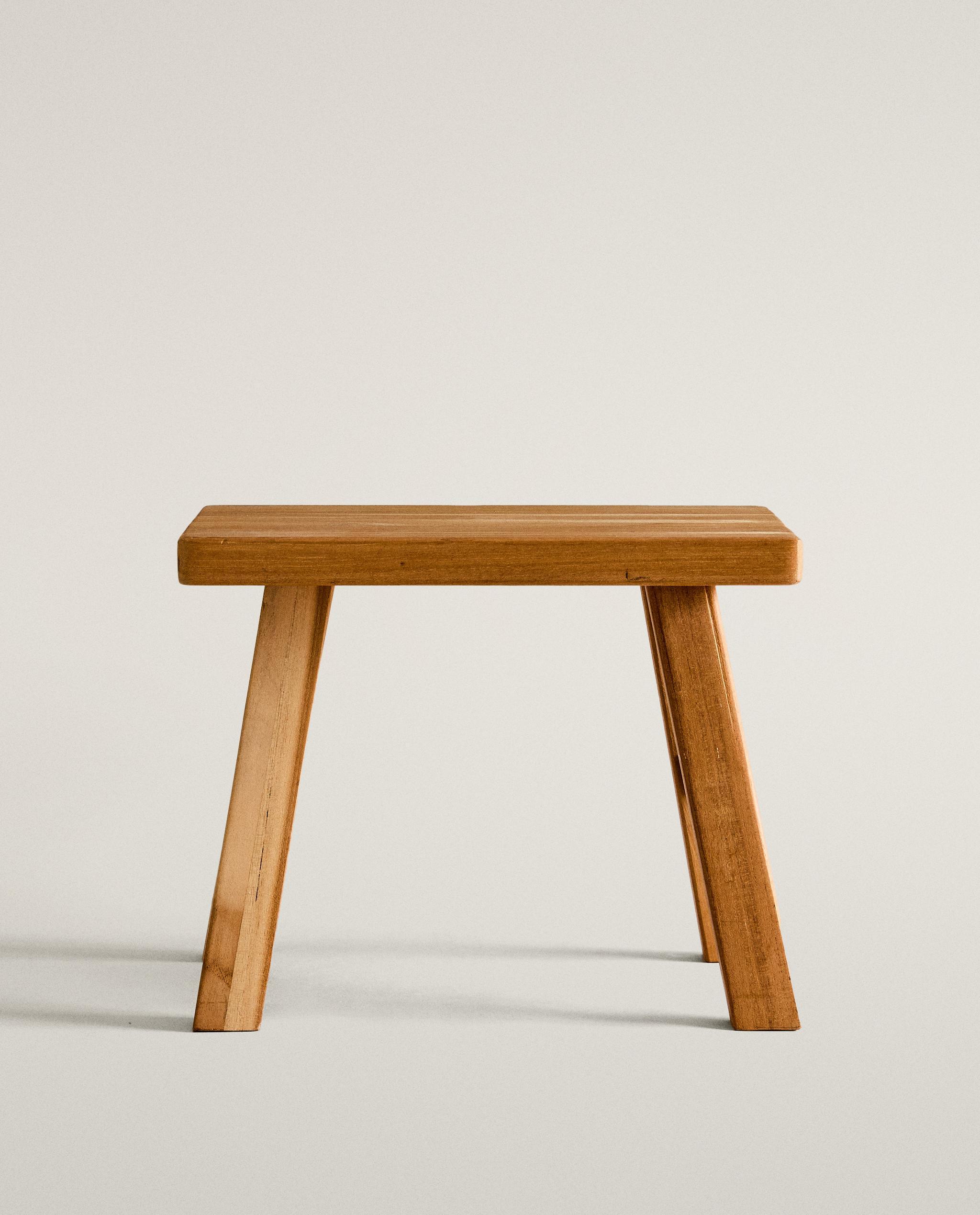 ウッド製小型スツール | Zara Home 日本/Japan