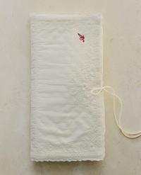 BESTICKTER WÄSCHESACK AUS BAUMWOLLE